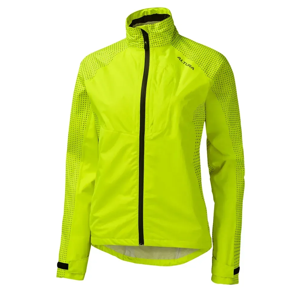 Altura Nightvision Storm Waterproof Womens Jacket Hi Viz Yellow - Image 1