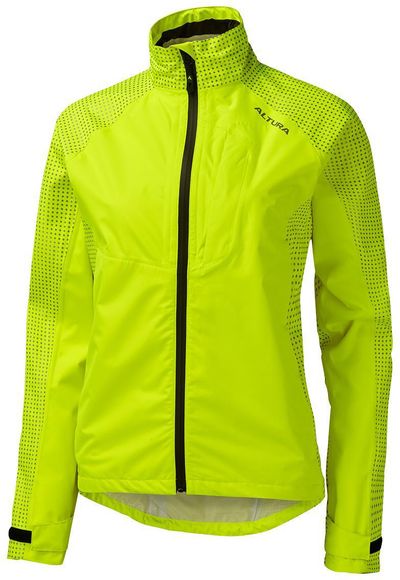 Altura Nightvision Storm Waterproof Womens Jacket Hi Viz Yellow - Thumbnail 2