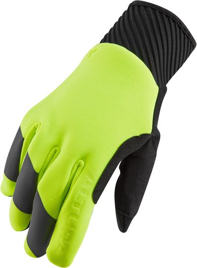 Altura Windproof Nightvision Gloves Yellow - Thumbnail 2