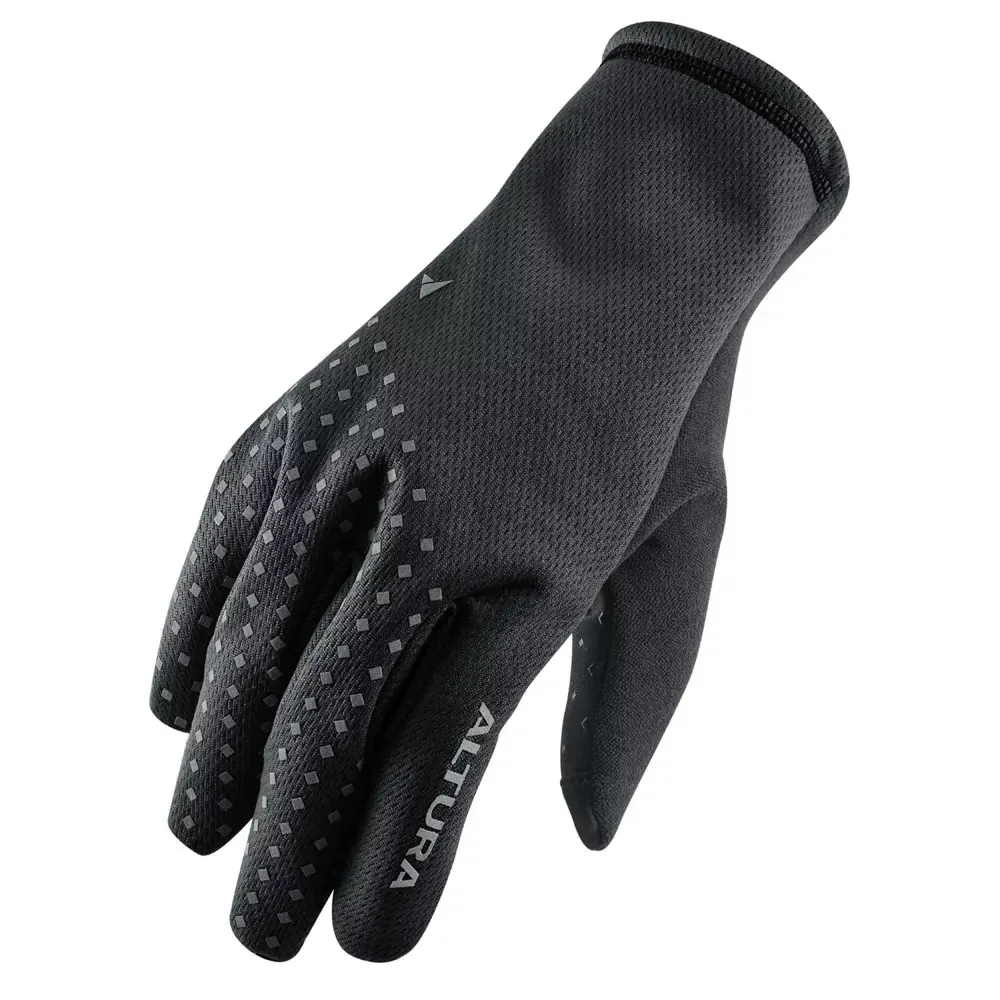 Altura Nightvision Windproof Fleece Gloves Black - Image 1