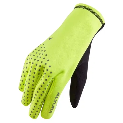 Altura Nightvision Windproof Fleece Gloves Yellow