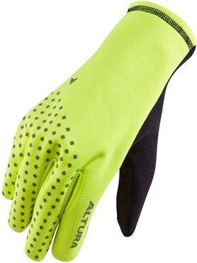 Altura Nightvision Windproof Fleece Gloves Yellow - Thumbnail 2
