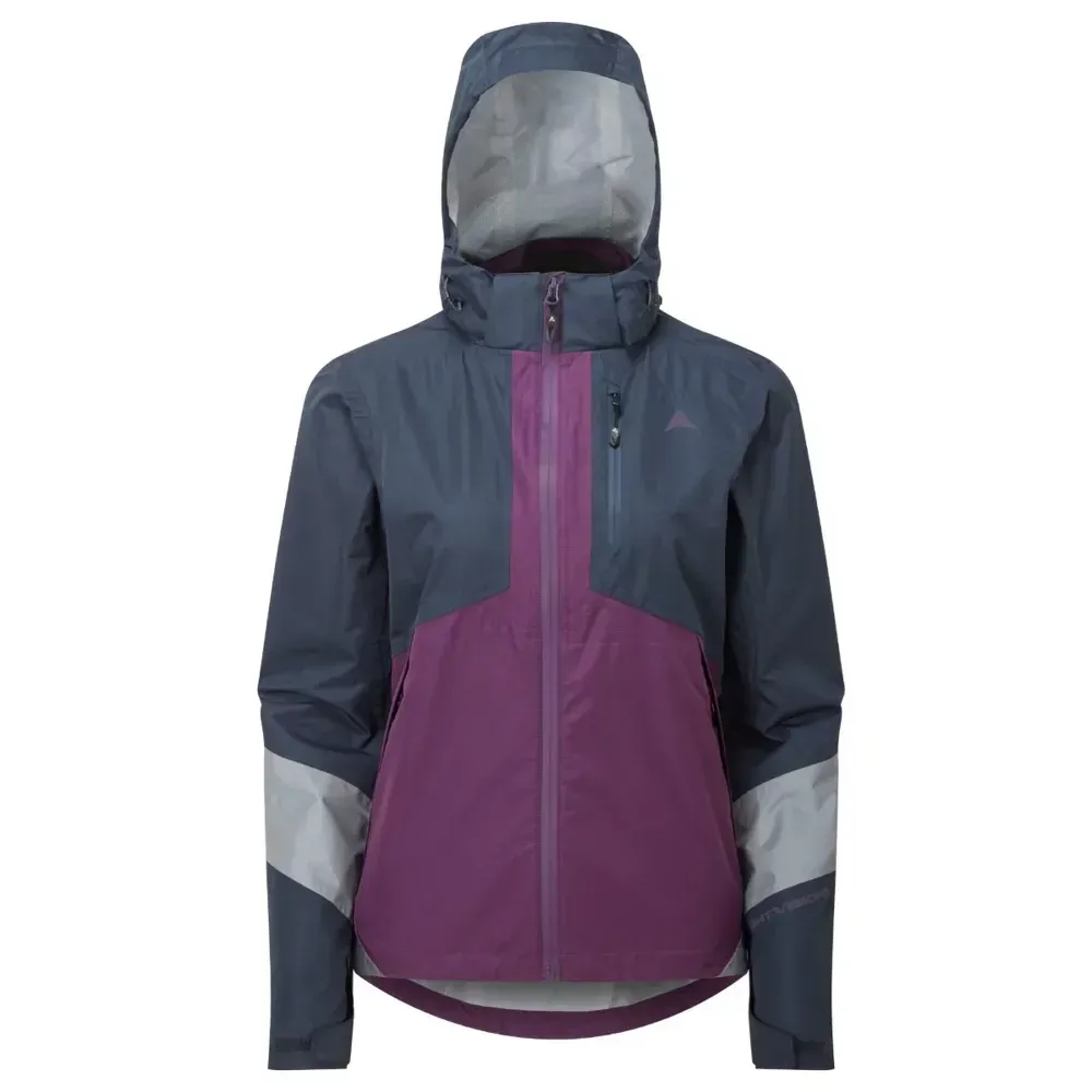 Altura Nightvision Typhoon Womens Waterproof Jacket Navy/Purple - Image 1