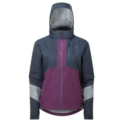 Altura Nightvision Typhoon Womens Waterproof Jacket Navy/Purple