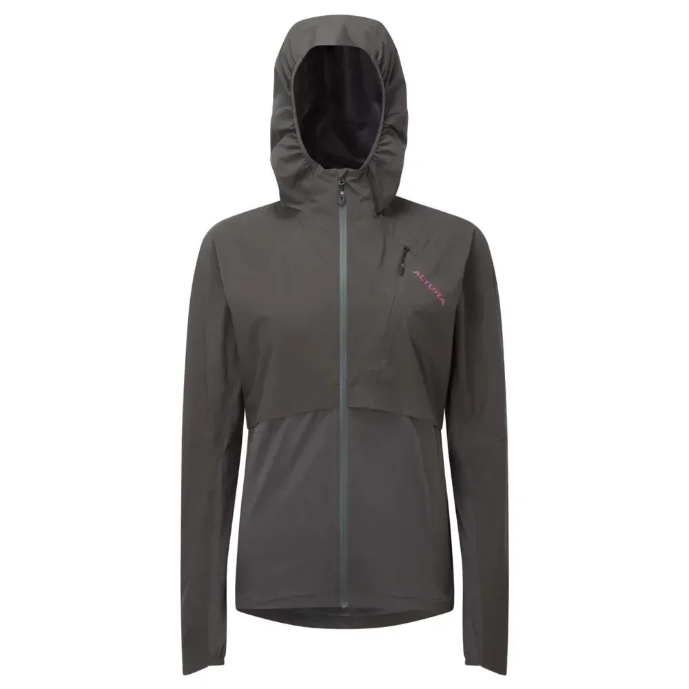 Altura Esker Waterpoof Womens Packable Jacket Carbon - Image 1