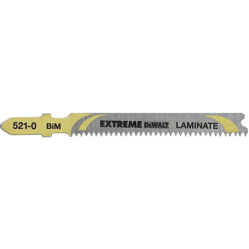 DeWalt T101BIF Long Life Bi-Metal Jigsaw Blades Pack of 5 - Image 1