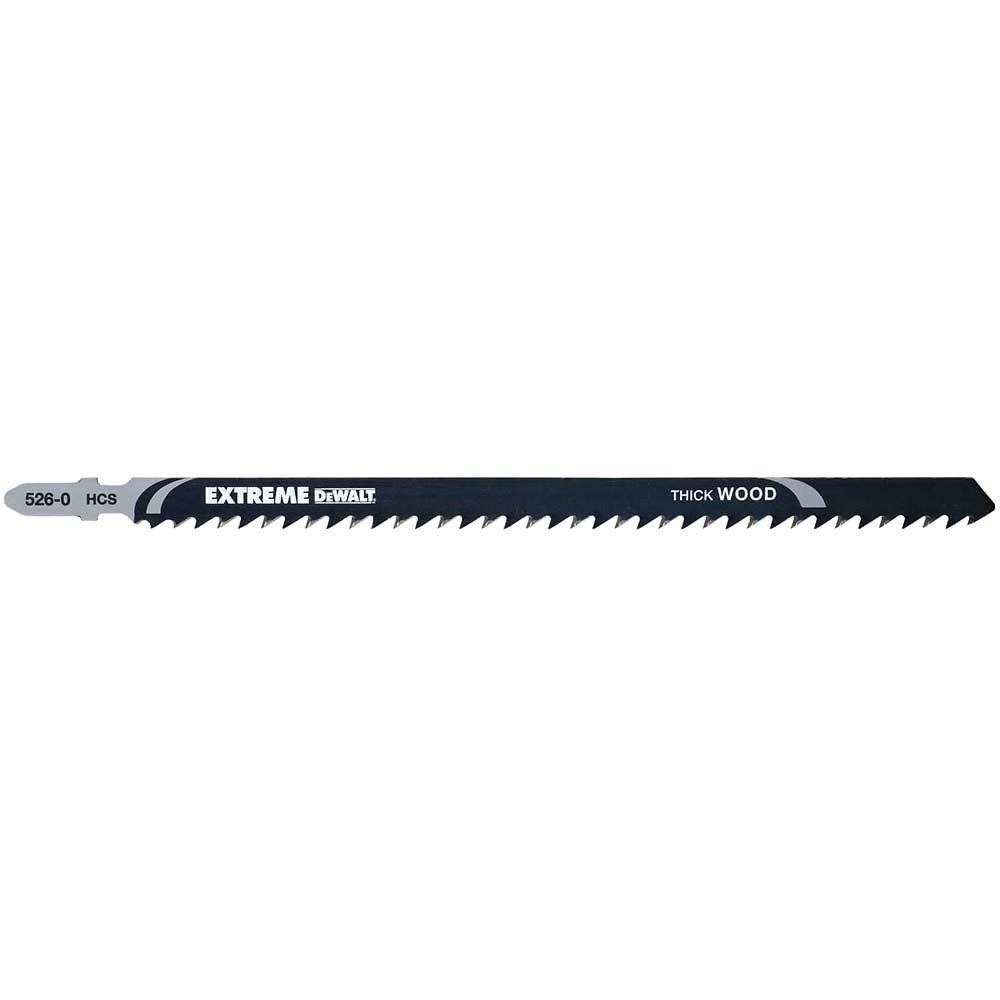 DeWalt T744D HCS Wood Cutting Jigsaw Blades Pack of 5 - Image 1