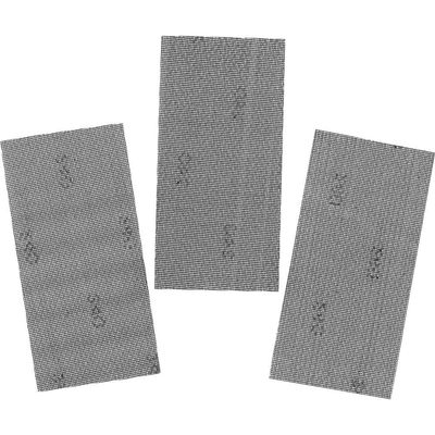 Stanley Mesh Hook and Loop 1/3 Sanding Sheets 93mm x 190mm 240g Pack of 3