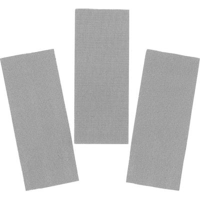 Stanley Mesh 1/3 Sanding Sheets 93mm x 230mm Assorted Pack of 3