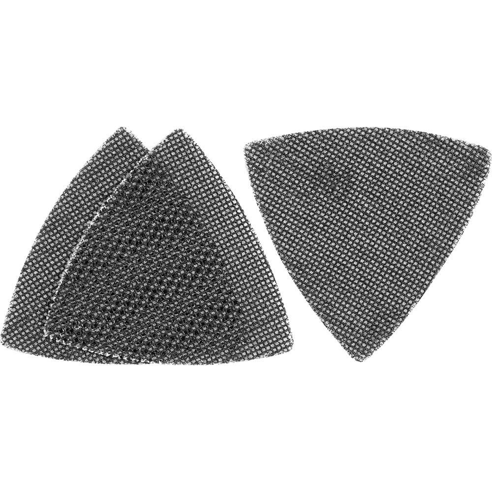 Stanley Hook and Loop Mesh Delta Sanding Sheets 95mm x 95mm 80g Pack of 3 - Image 1