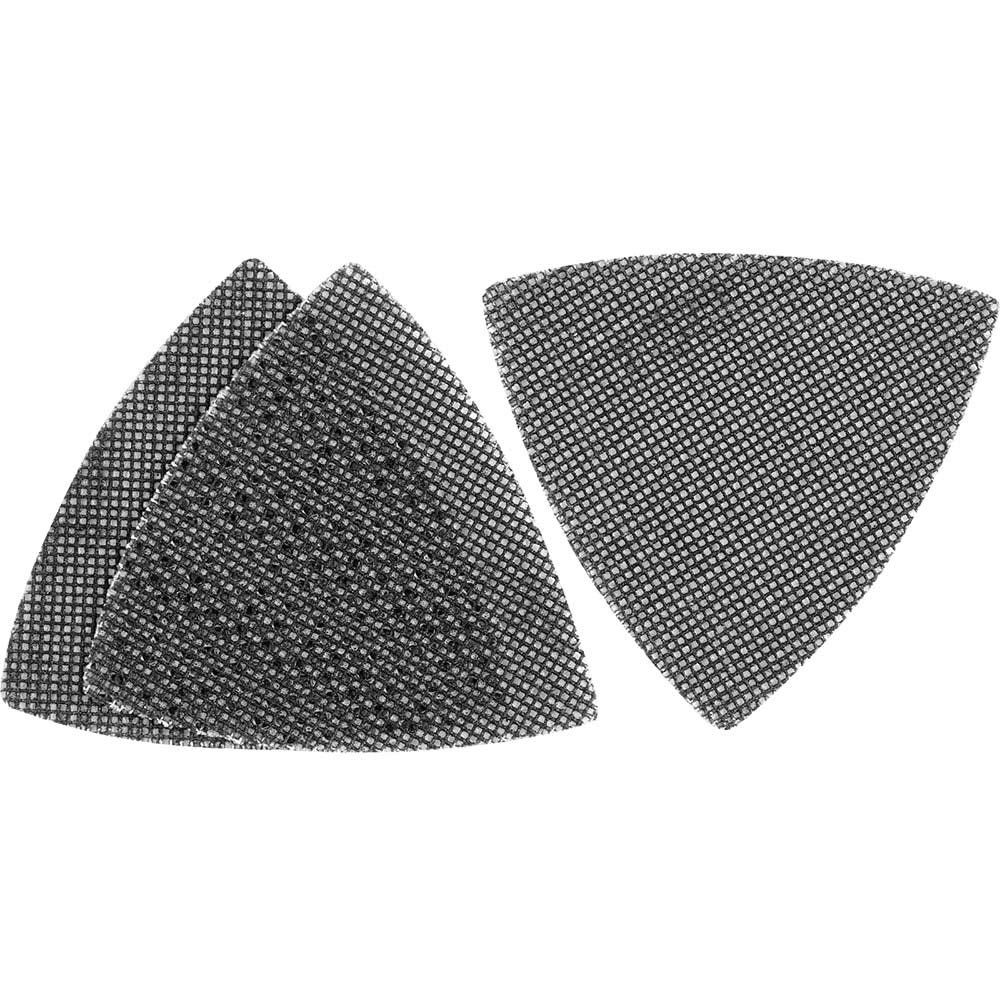 Stanley Hook and Loop Mesh Delta Sanding Sheets 95mm x 95mm 120g Pack of 3 - Image 1
