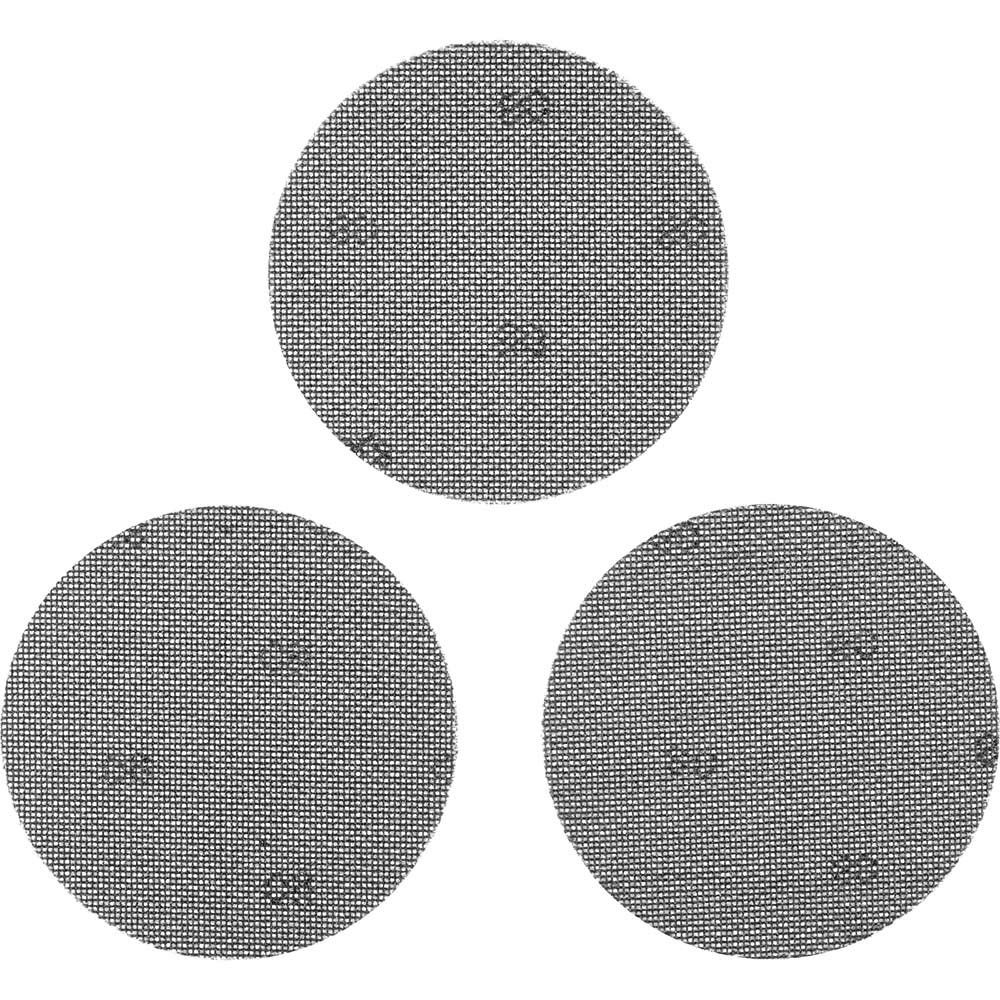 Stanley FatMax Hook and Loop Mesh Sanding Discs 150mm 150mm 80g Pack of 3 - Image 1