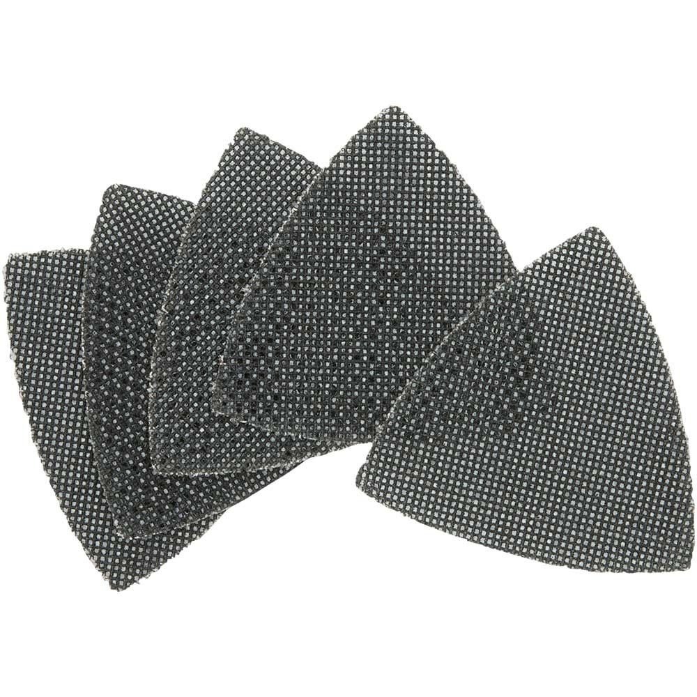 DeWalt Extreme 4X Life Mesh Delta Sanding Sheets 120g Pack of 5 - Image 1