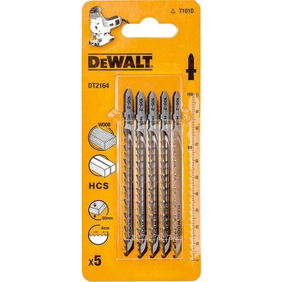 Dewalt DT2164-QZ Hcs Wood Jigsaw Blades Pack Of 5 T101D