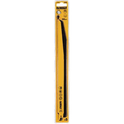 Dewalt DT2350-QZ Bi-Metal Reciprocating Blade For Wood With Nails 305Mm (Pack 5)