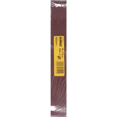 DeWalt 45 x 715mm Sanding Belts 45mm x 715mm 240g Pack of 3