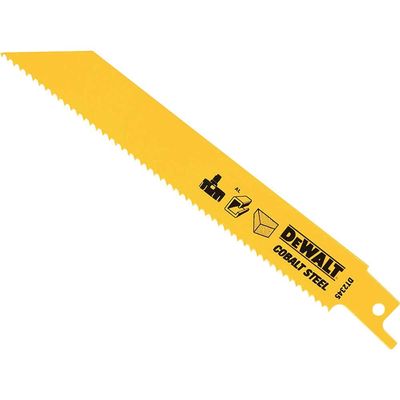 Dewalt DT2345-QZ Bi-Metal General Purpose Reciprocating Blade 152Mm X 10 Tpi (Pack 5)