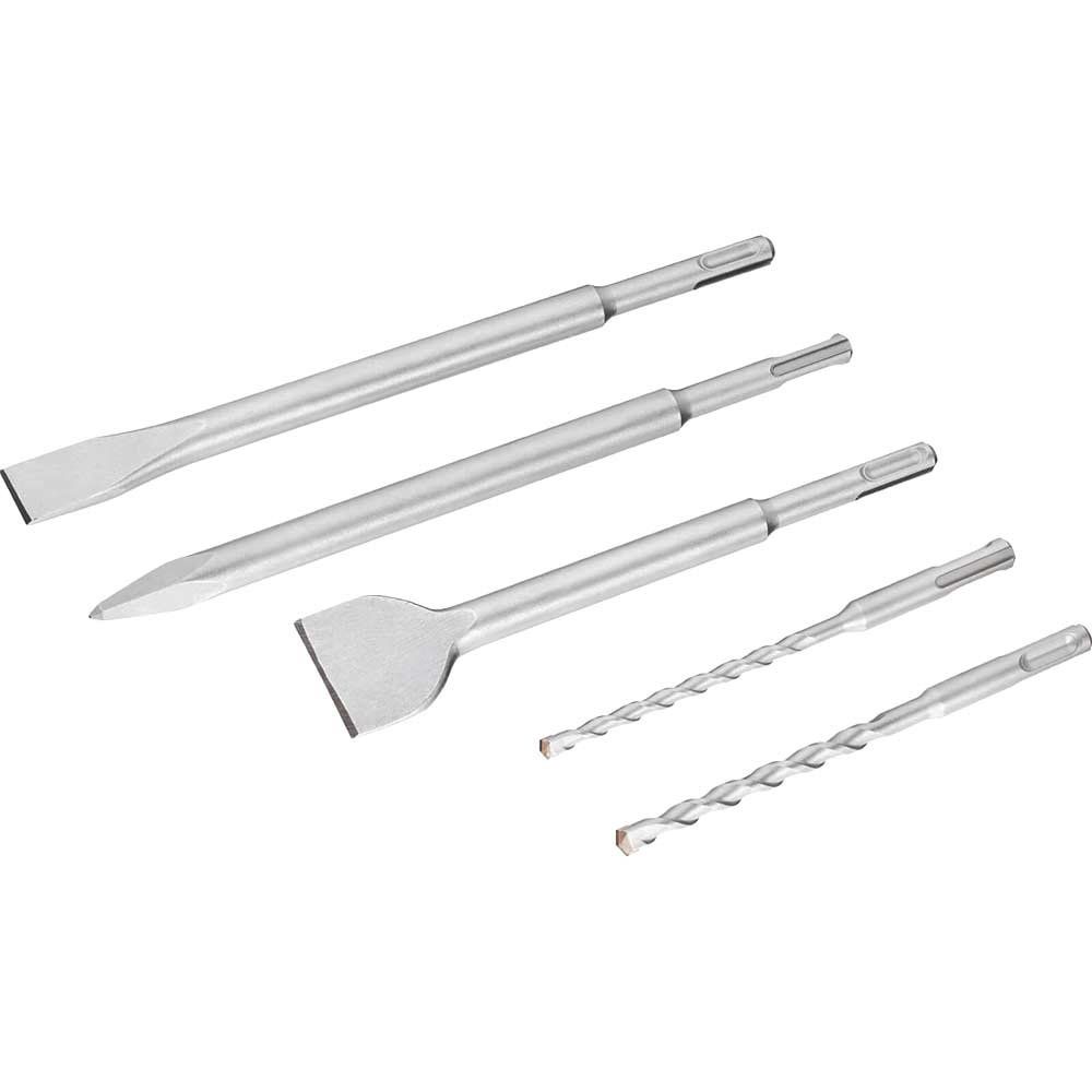 Stanley 5 Piece SDS Plus Chisel and Drill Bit Set - Image 1