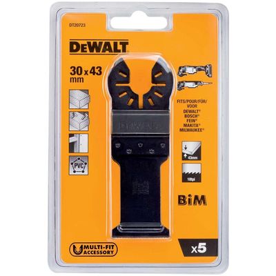 DeWalt DT20701 Wood and Nails OIS Oscillating Multi Tool Plunge Saw Blade 31mm Pack of 5