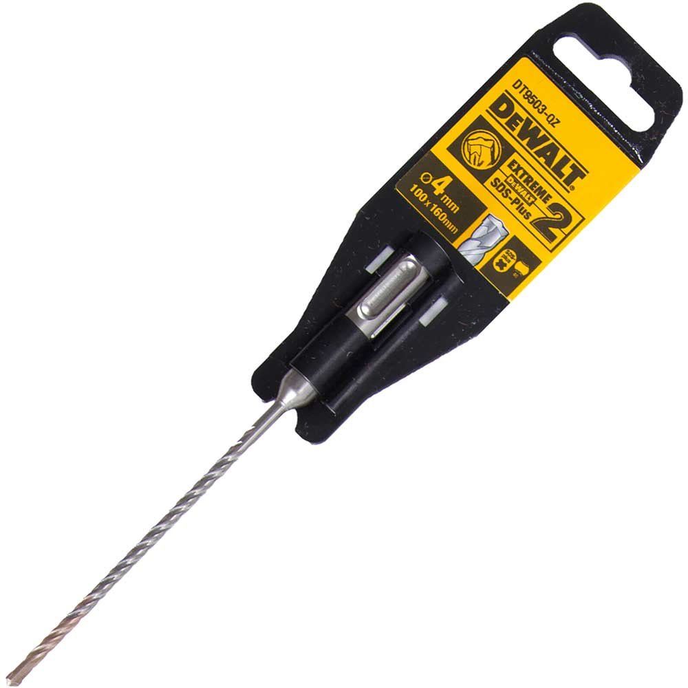 DeWalt Extreme 2 SDS Plus Masonry Drill Bit 4mm 160mm - Image 1