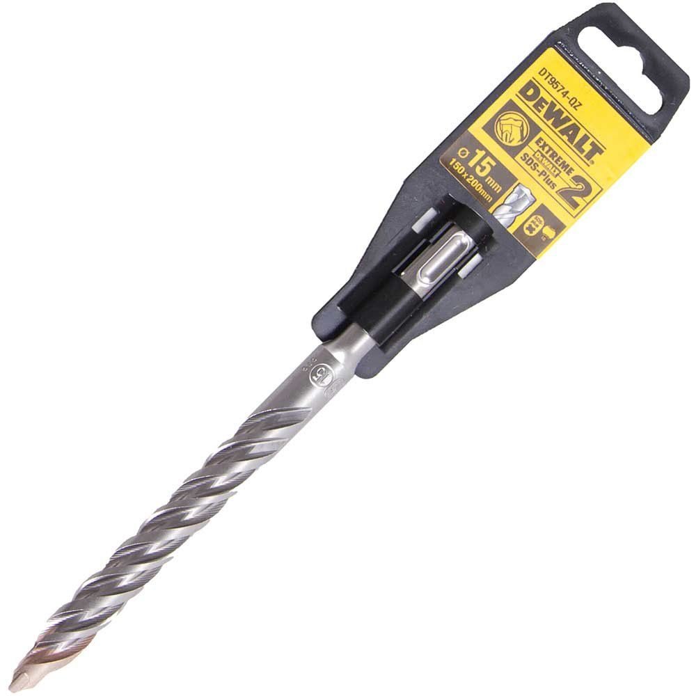 DeWalt Extreme 2 SDS Plus Masonry Drill Bit 15mm 200mm - Image 1