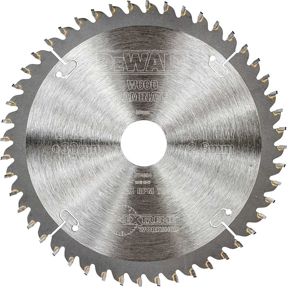 DeWalt Extreme Fine Finish Saw Blades 190mm 40T 30mm - Image 1