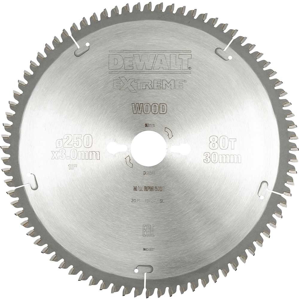 DeWalt Extreme Wood Cutting Saw Blades 165mm 48T 20mm - Image 1