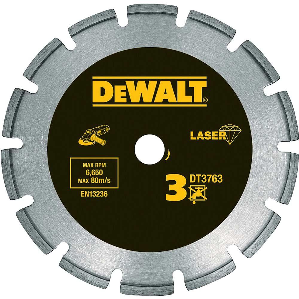 DeWalt Laser Welded Diamond Cutting Discs 230mm - Image 1