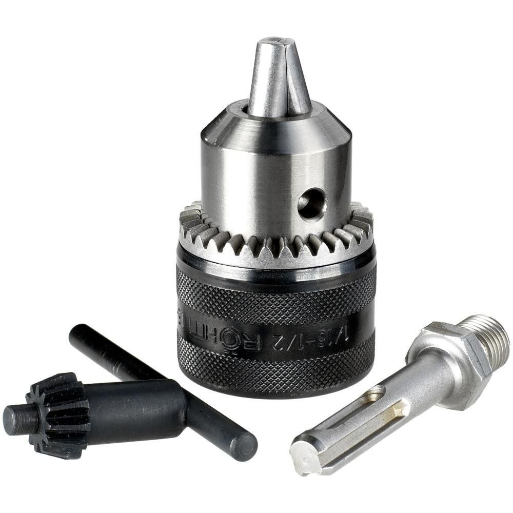 DeWalt Keyed Drill Chuck and SDS Plus Adaptor 13mm 1/2" x 20UNF Female - Image 1
