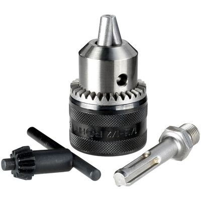 DeWalt Keyed Drill Chuck and SDS Plus Adaptor 13mm 1/2" x 20UNF Female