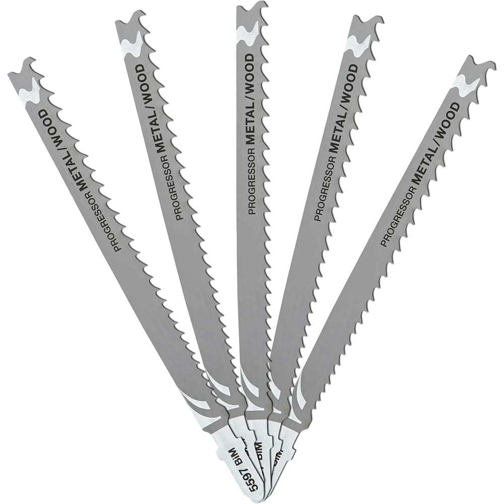 DeWalt T345XF HCS Progressor Tooth Jigsaw Blades Pack of 5 - Image 1