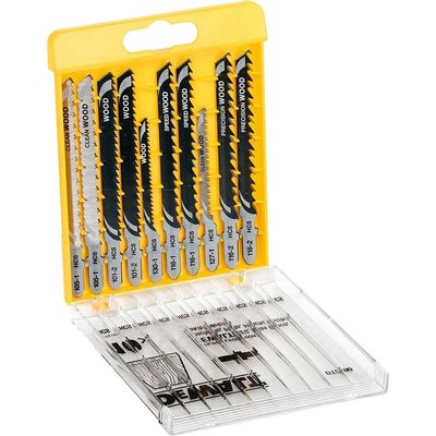 Dewalt DT2290-QZ Hcs Wood Jigsaw Blades Variety Pack Of 10