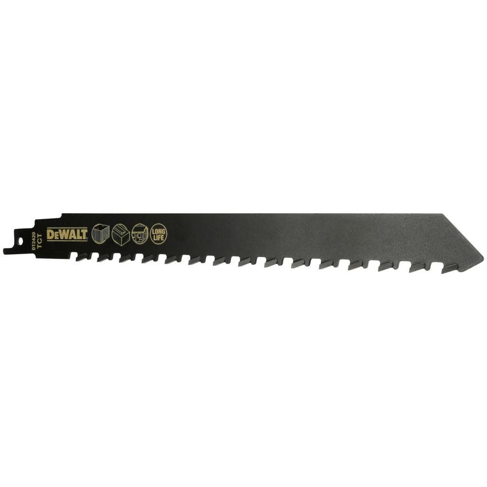 DeWalt TCT Long Life Brick and Block Cutting Reciprocating Saw Blade - Image 1