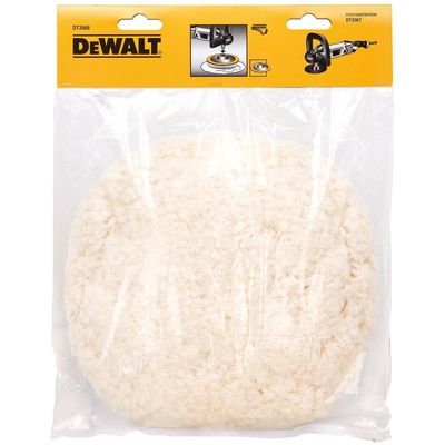 Dewalt Hook & Loop Lambswool Polishing Bonnet