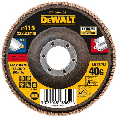 DeWalt Extreme Zirconium Oxide Flap Disc