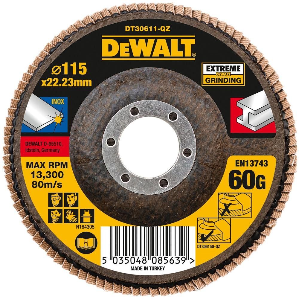 DeWalt Extreme Zirconium Oxide Flap Disc - Image 1