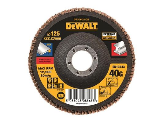 DeWalt Extreme Zirconium Oxide Flap Disc
