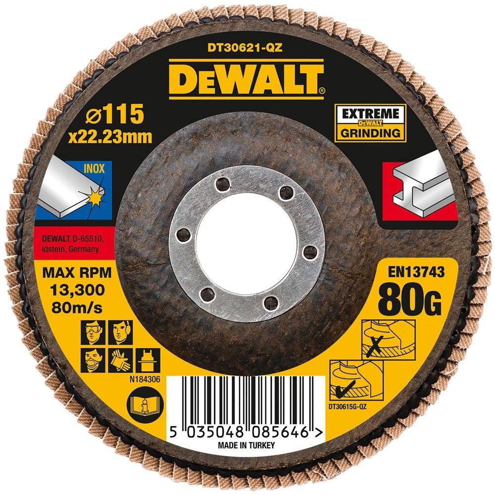 DeWalt Extreme Zirconium Oxide Flap Disc - Image 1