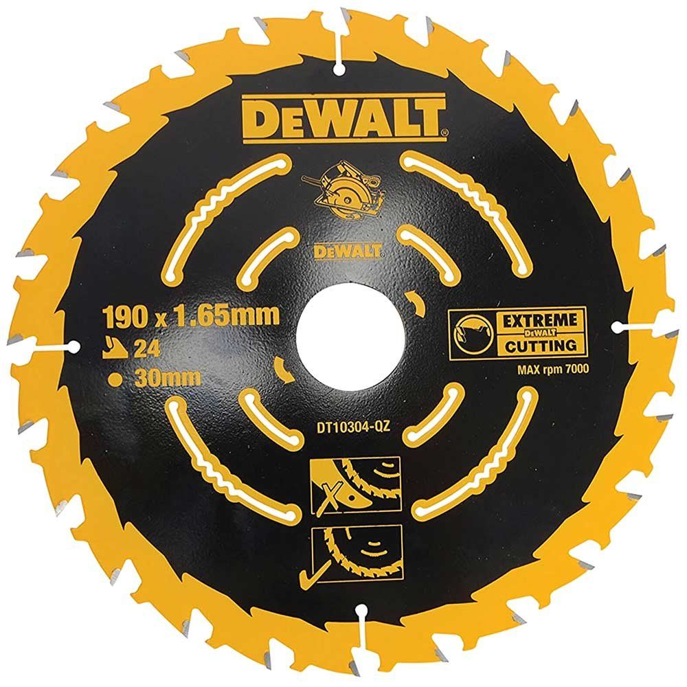 Dewalt DT10304-QZ Extreme Framing Circular Saw Blade 190 X 30Mm X 24T - Image 1
