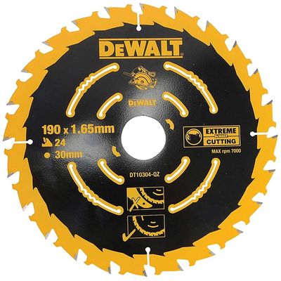Dewalt DT10304-QZ Extreme Framing Circular Saw Blade 190 X 30Mm X 24T