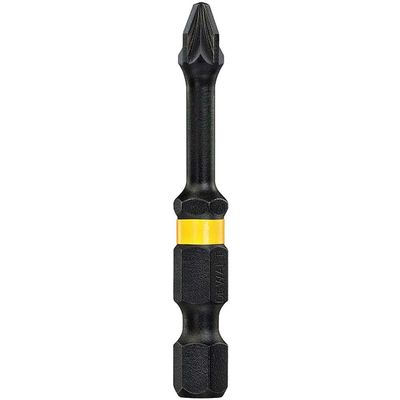 DeWalt Pozi Extreme Impact Torsion Screwdriver Bit PZ2 50mm Pack of 2