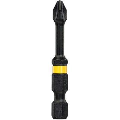 DeWalt Phillips Extreme Impact Torsion Screwdriver Bit PH2 50mm Pack of 2