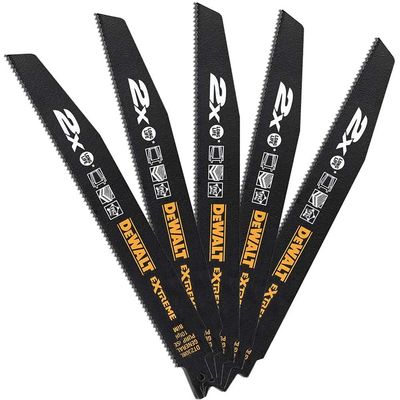 DEWALT DT2308L-QZ 228mm Reciprocating Saw Blades 10 TPI (Pack Of 5)