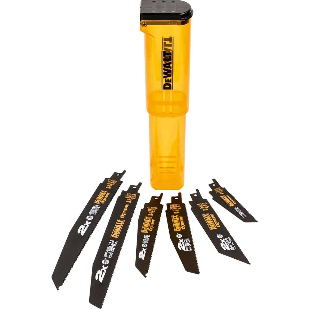 Dewalt DT2440L-QZ Dt2440L 2X Life Reciprocating Saw Blade Set 6 Piece - Image 1