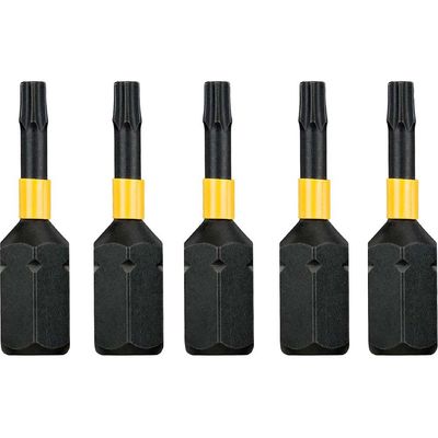 DeWalt Torx Extreme Impact Torsion Screwdriver Bit T10 25mm Pack of 5