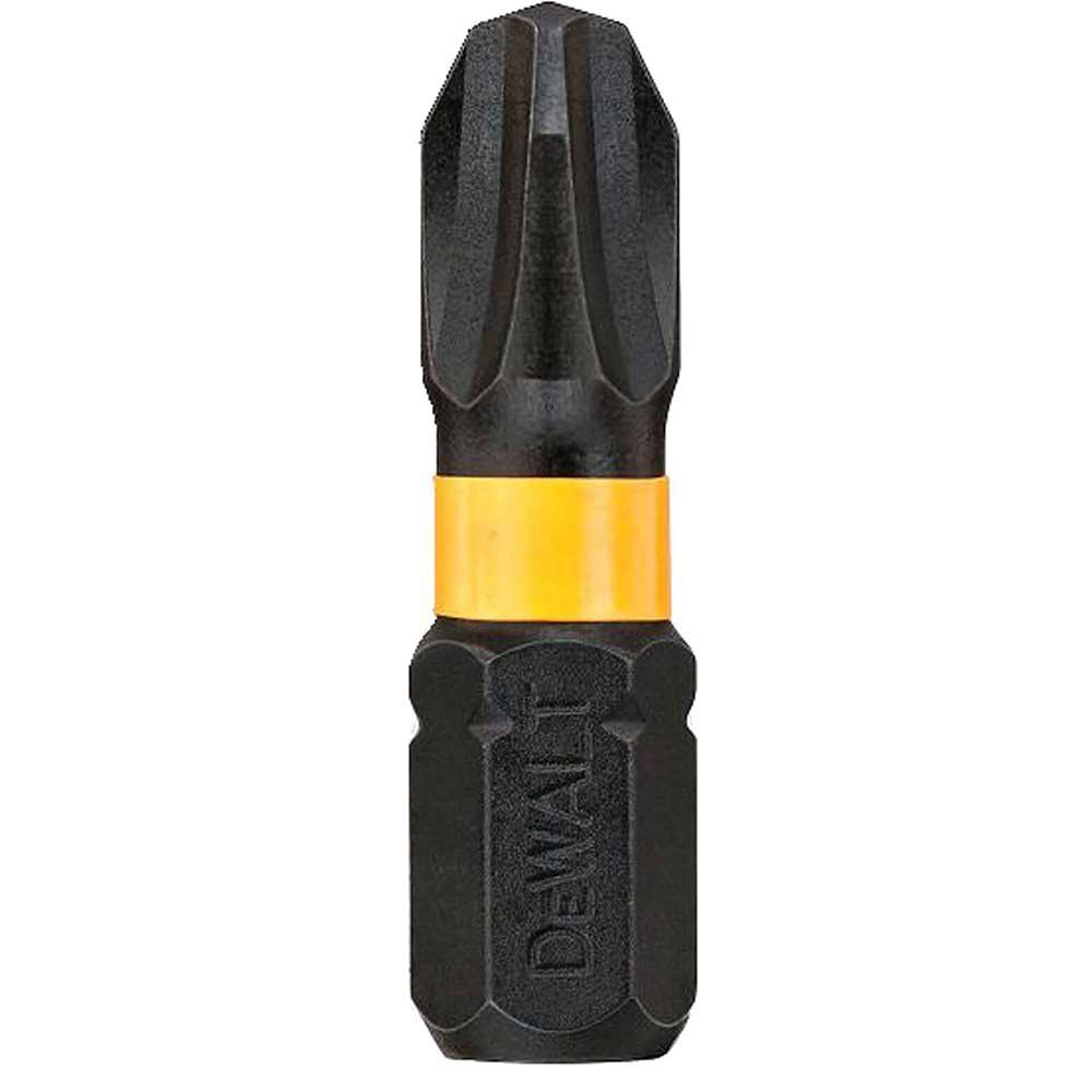 DeWalt Phillips Extreme Impact Torsion Screwdriver Bit PH3 25mm Pack of 5 - Image 1