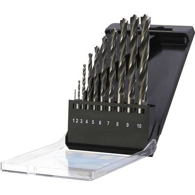 Stanley FatMax 10 Piece HSS-CNC Metal Precision Drill Bit Set