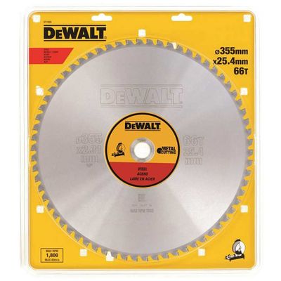 DeWalt Metal Steel Cutting Saw Blade 355mm 90T 25.4mm