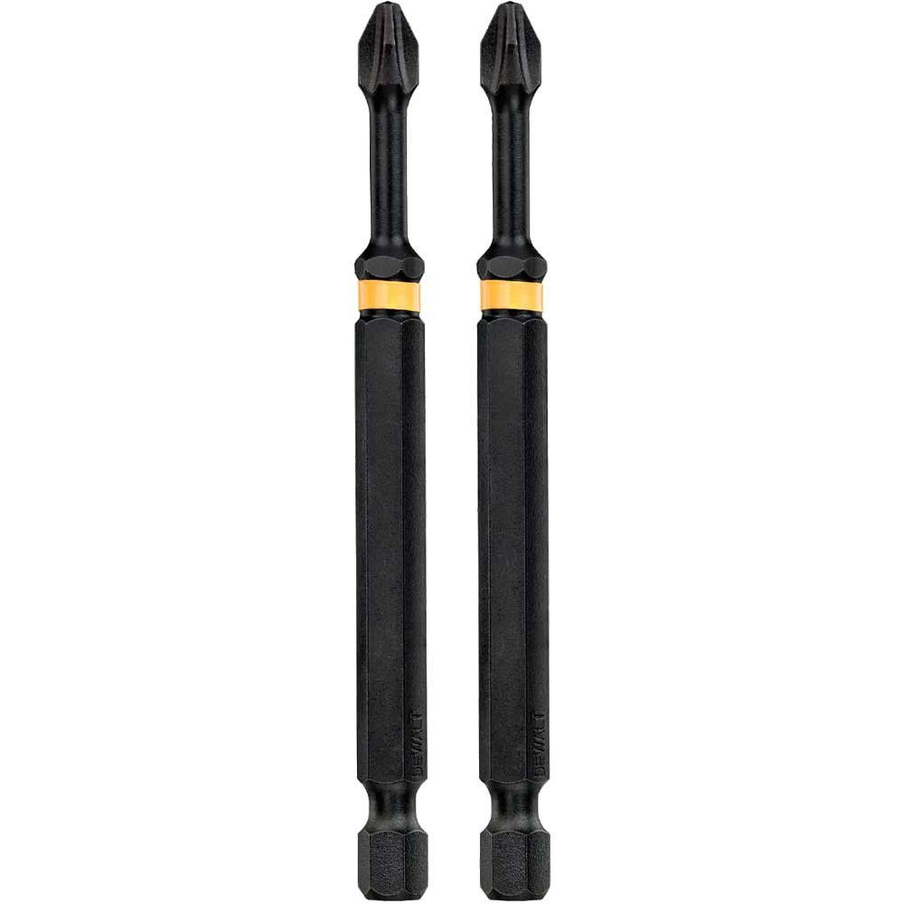 DeWalt Extreme Impact Torsion Phillips Screwdriver Bit PH2 85mm Pack of 2 - Image 1