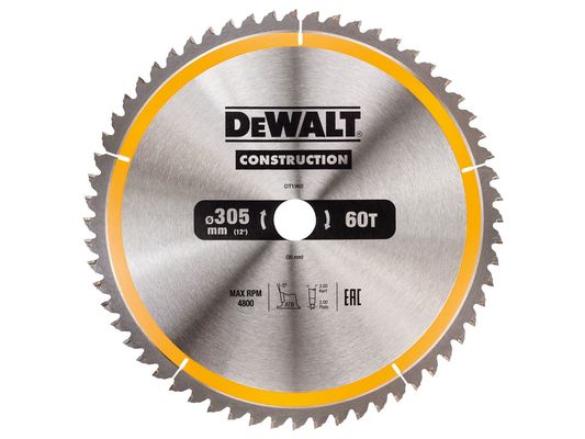 DEWALT DT1960-QZ Circular Saw Blade 305x30mm 60T